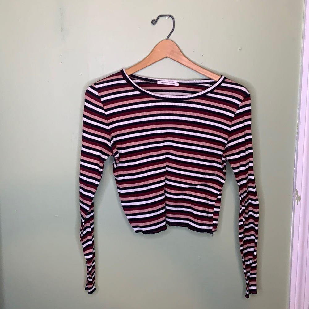 Long sleeve crop